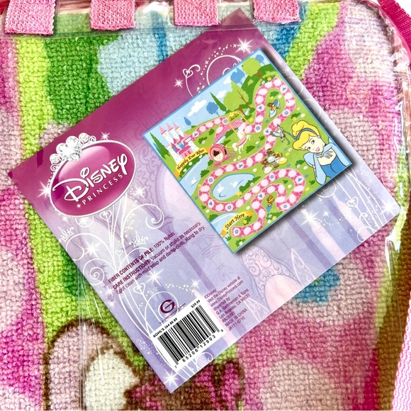 NEW Disney Princess Game Rug 40” x 40” Pink & Green w Spinner & Player Pieces - Picture 11 of 15